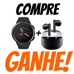 Smartwatch Mibro Watch GS + Fone de Ouvido Mibro Earbuds 2